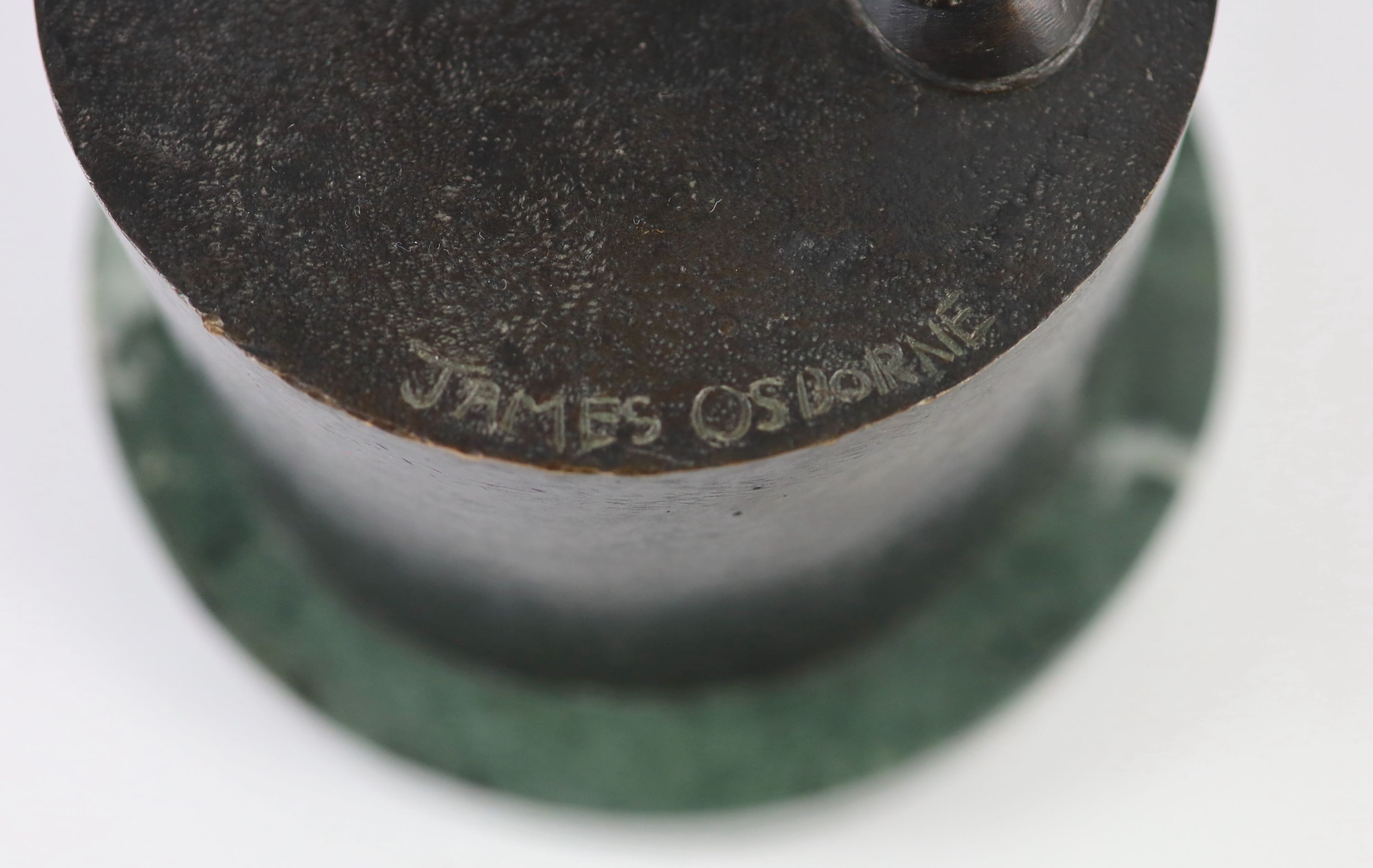 James Osborne (1940-1992), a limited edition bronze 'Steeplechase', H 49cm. W 43cm.